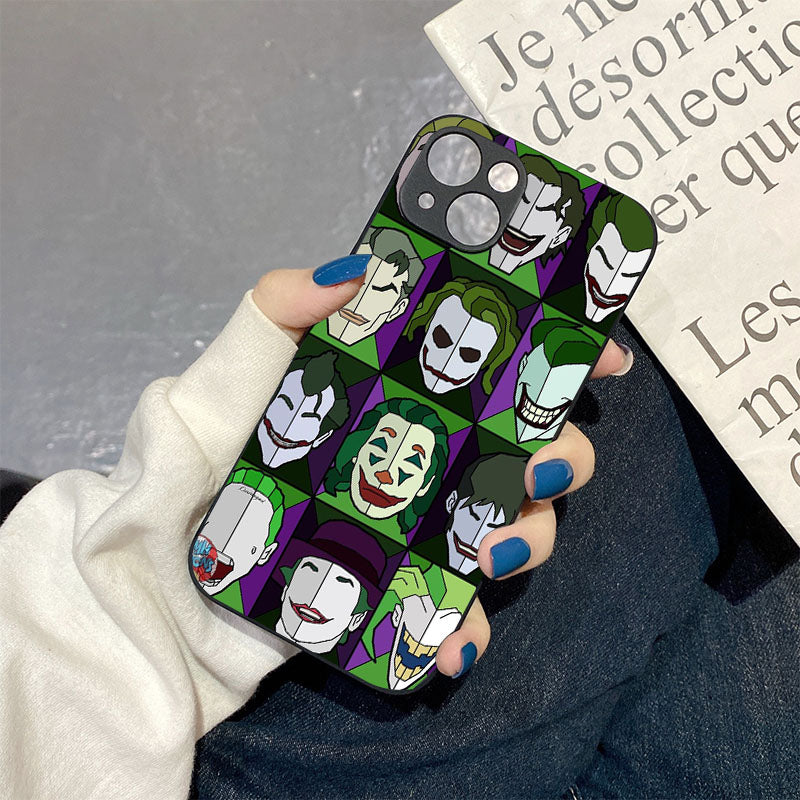 Gray Unique Joker Pattern Unique iPhone Case