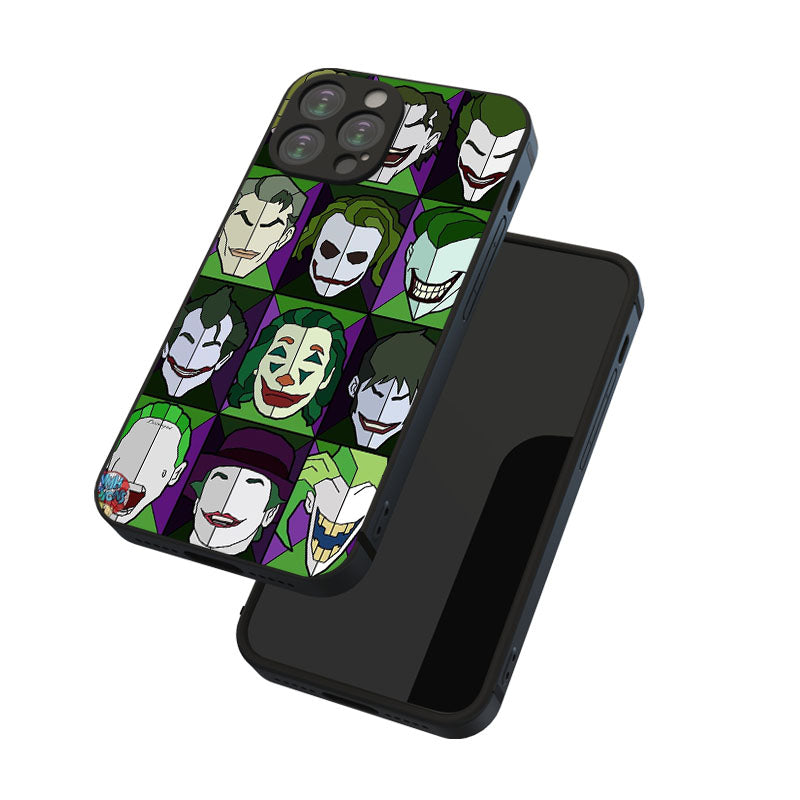 Dark Slate Gray Unique Joker Pattern Unique iPhone Case