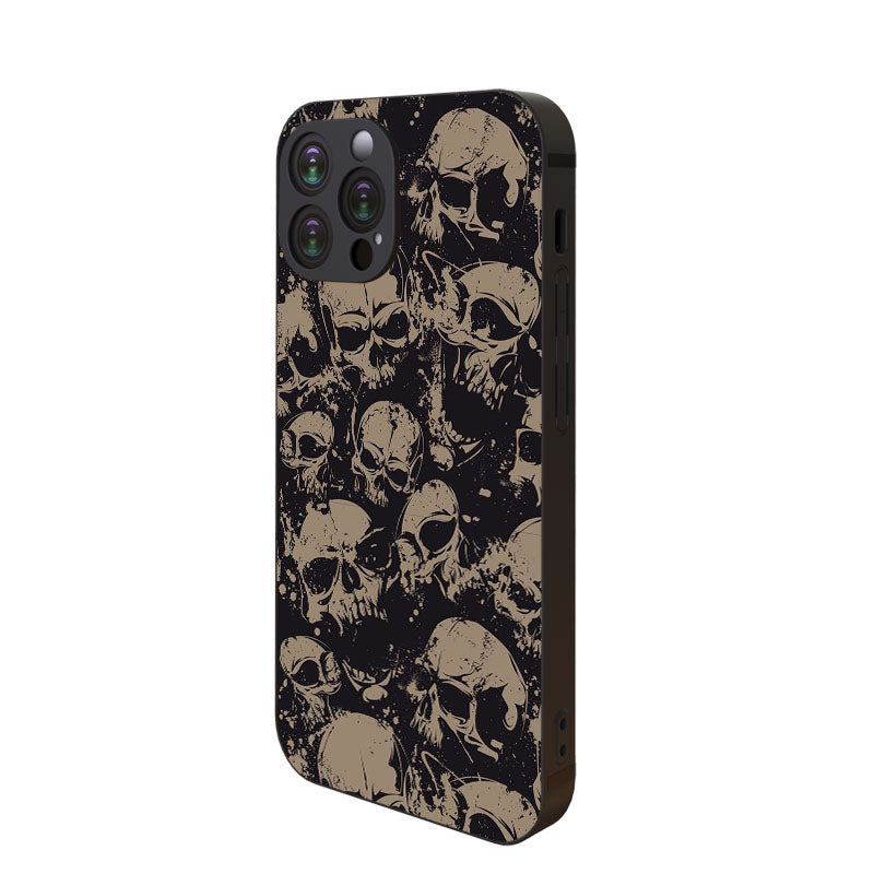 Black Darkness Skeleton Cool iphone Case