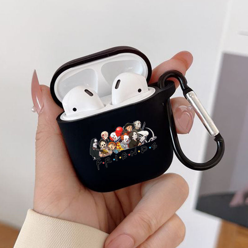 Gray Cartoon figure Airpod Case