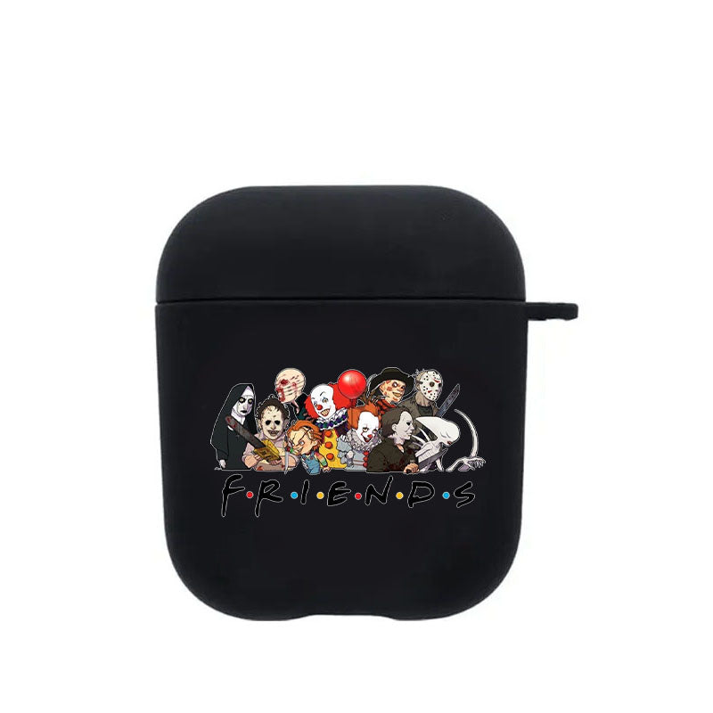 Black Cartoon figure Airpod Case