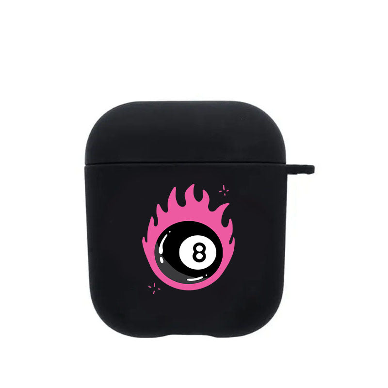 Black Billiard Number eight  Airpod Case