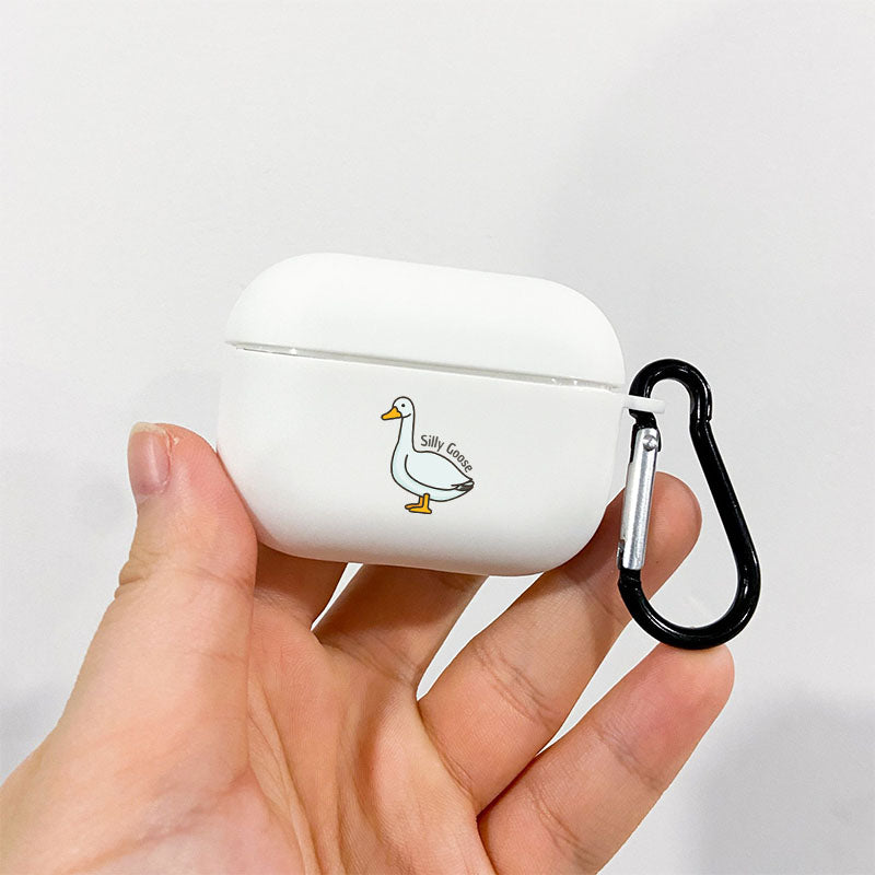 Light Gray Silly Goose Airpod Case