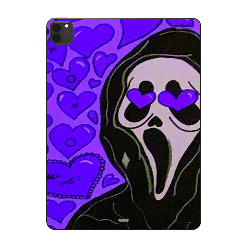 Black Ghost Pattern Shockproof  iPad Case