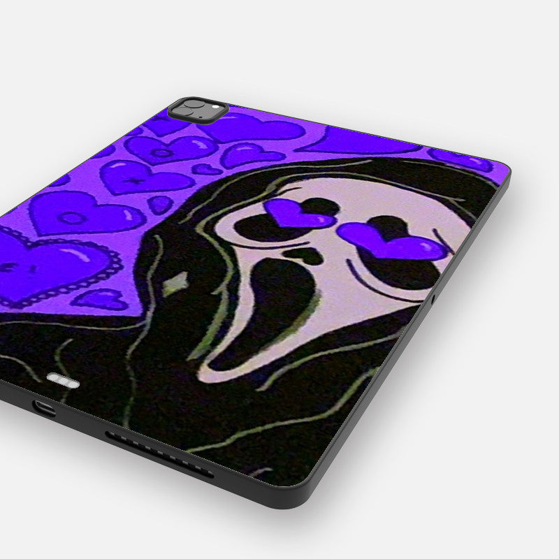 Lavender Ghost Pattern Shockproof  iPad Case