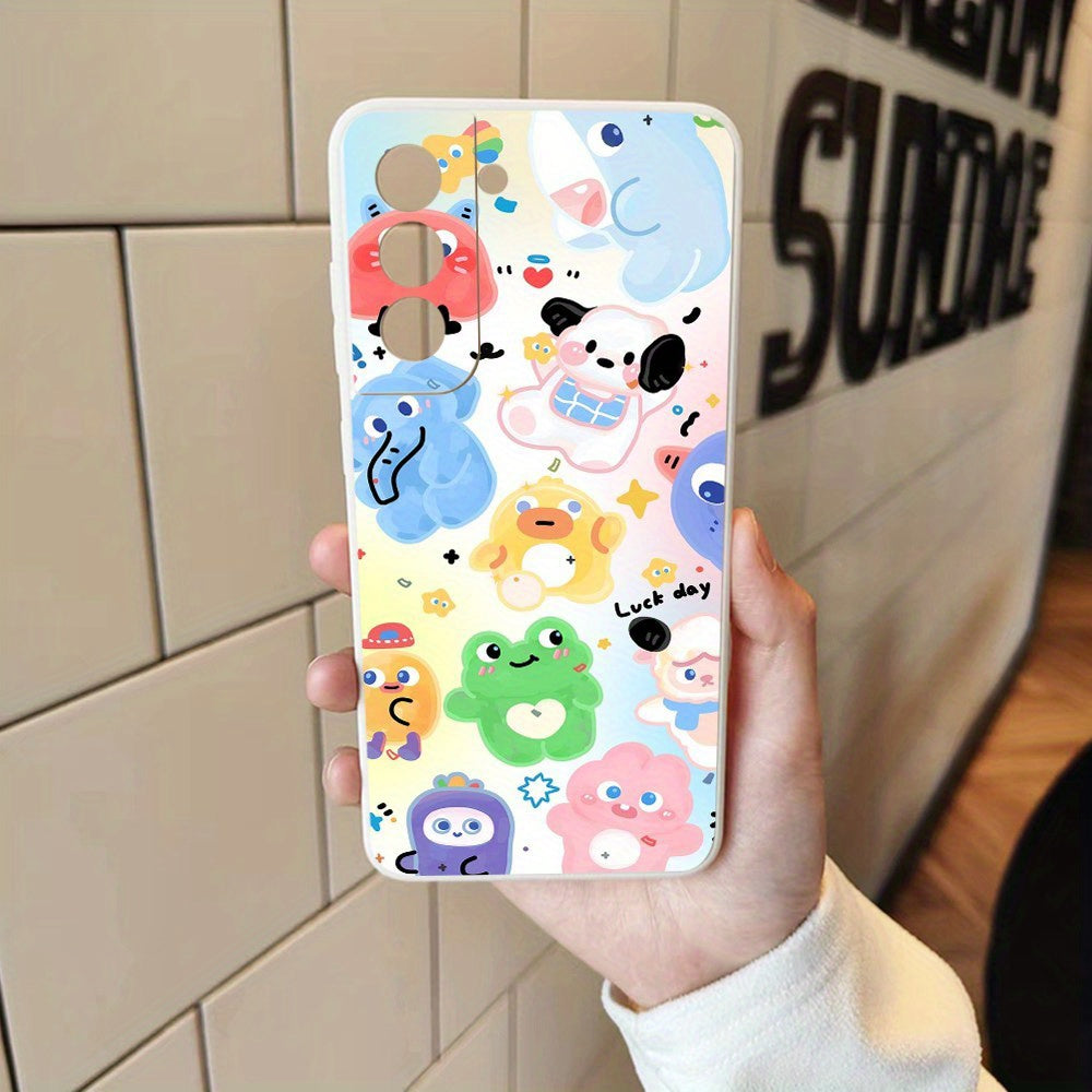 Rosy Brown Cute Cartoon Animal Samsung Case