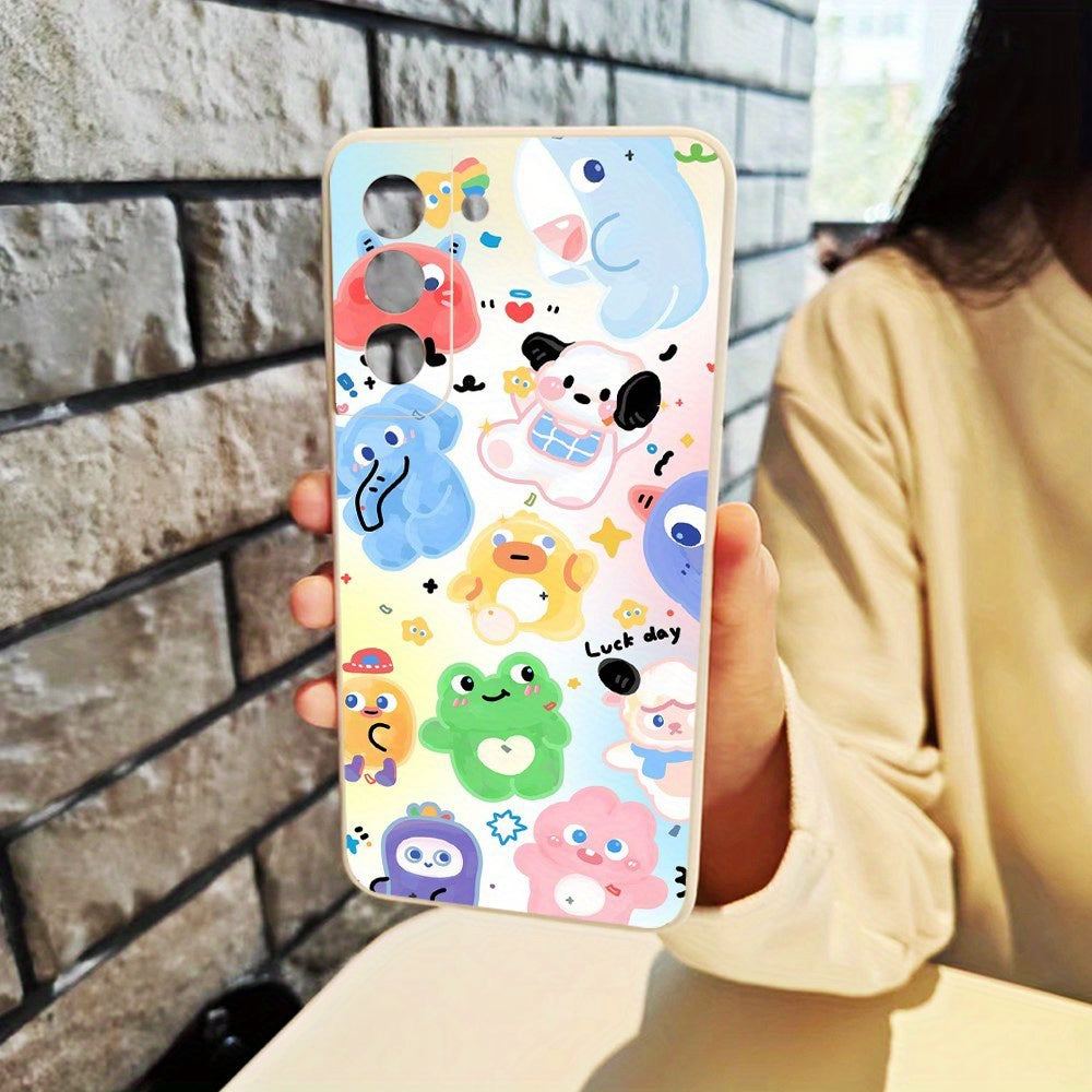 Light Gray Cute Cartoon Animal Samsung Case