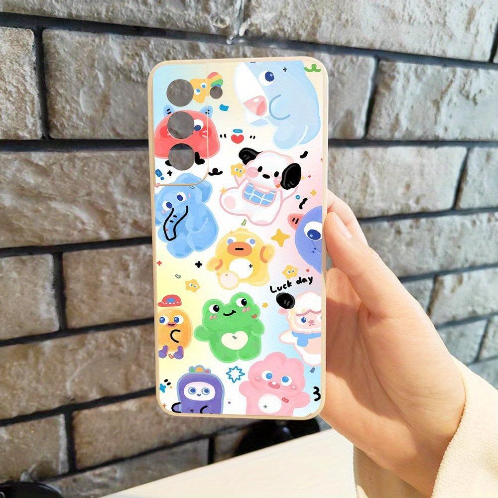 Rosy Brown Cute Cartoon Animal Samsung Case