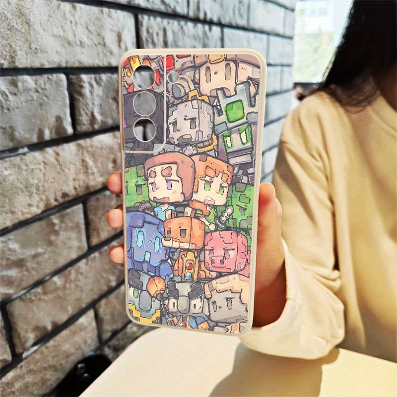 Tan Cute Cartoon Character Samsung Case