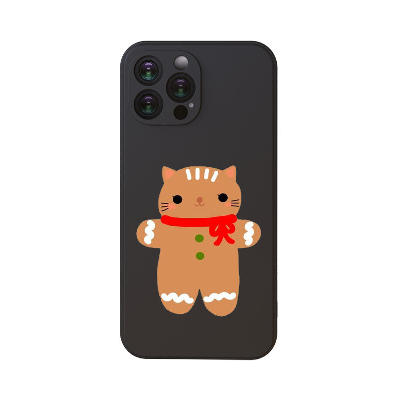 Dark Slate Gray Kitty Cat Iphone Case