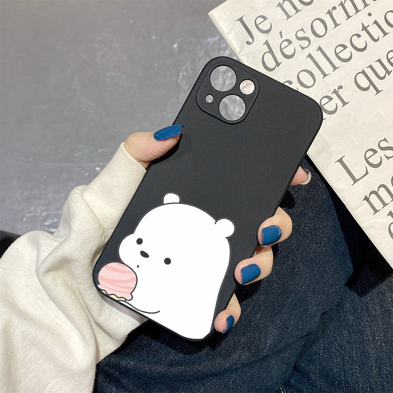 Gray Ice Bear Cute Iphone Case