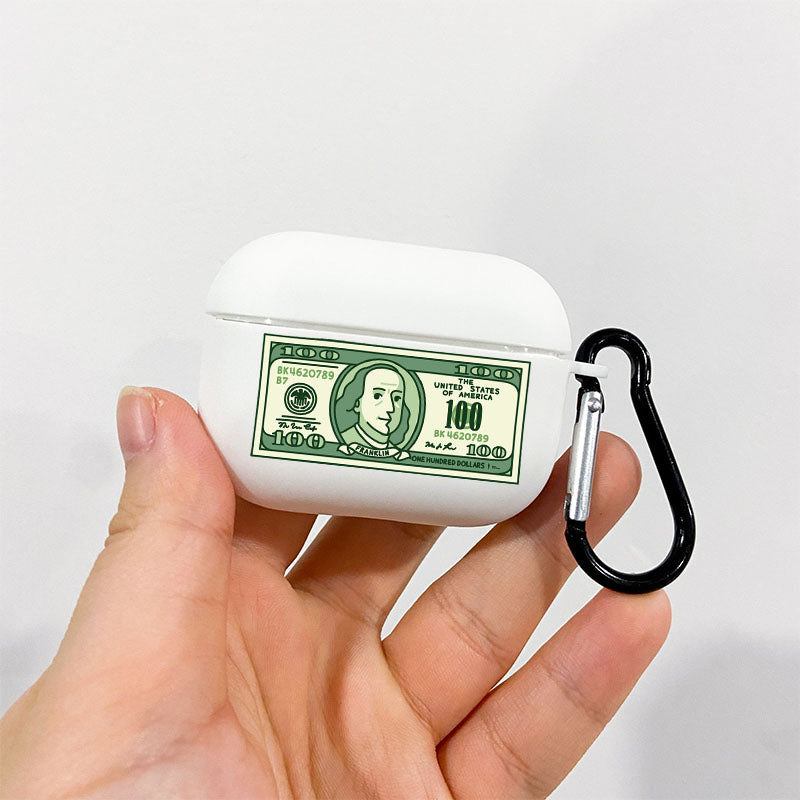 Light Gray Carton Dollar Airpod Case