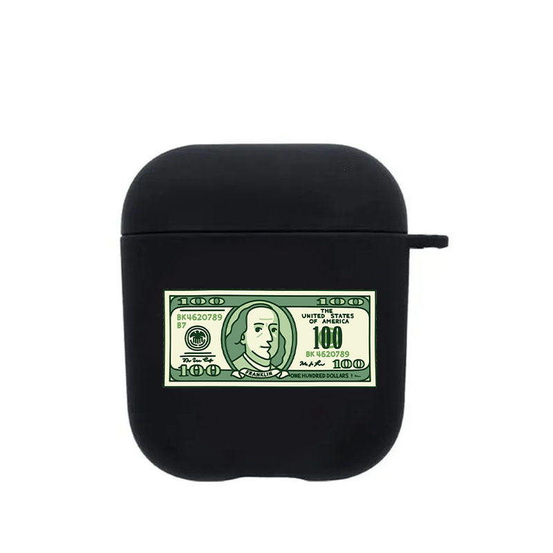 Black Carton Dollar Airpod Case