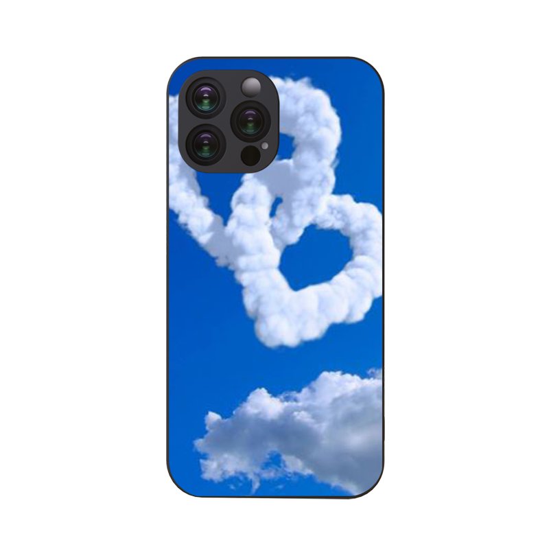 Steel Blue Skyheart Iphone Case