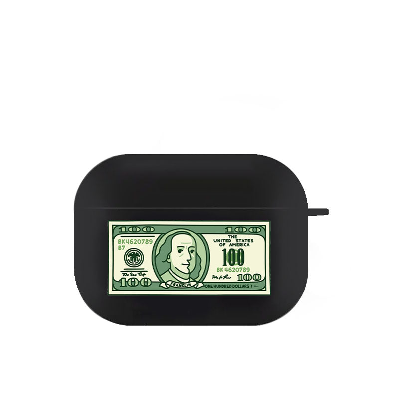 Dark Slate Gray Carton Dollar Airpod Case