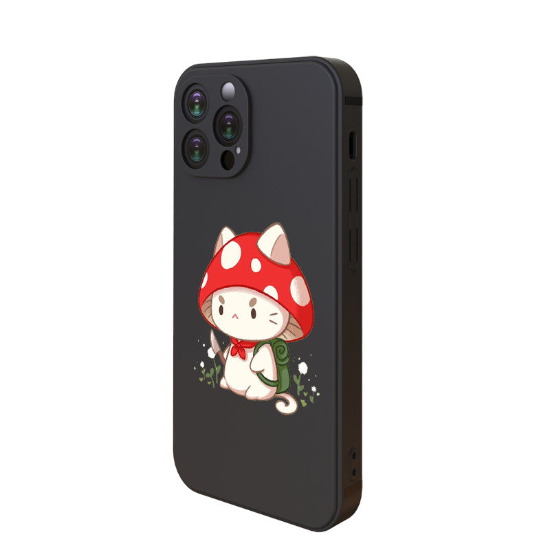 Dark Slate Gray Cat Iphone Case