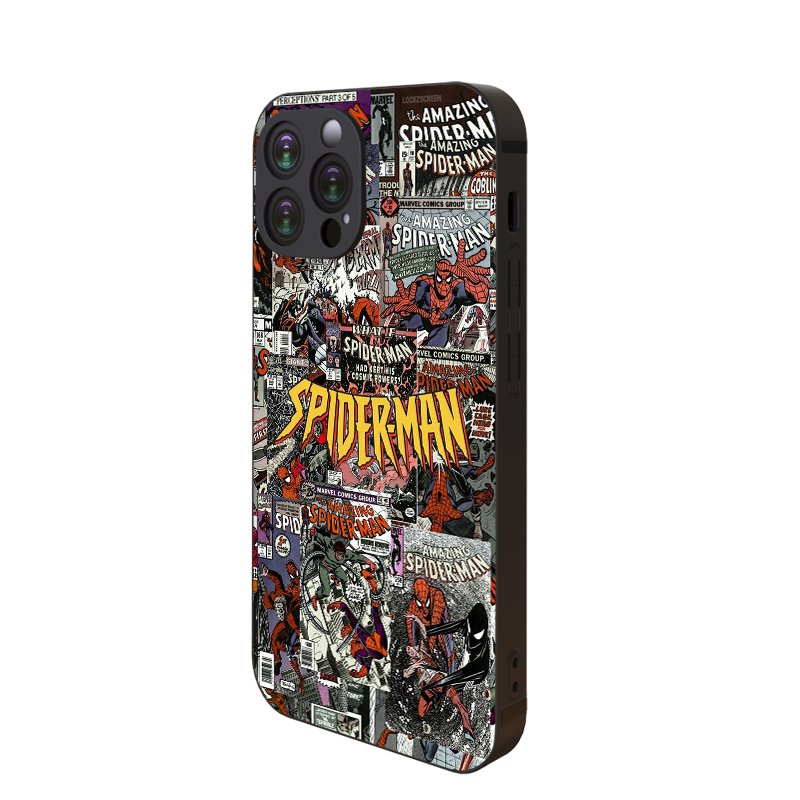 Dark Slate Gray Cool Spider-Man Iphone Case