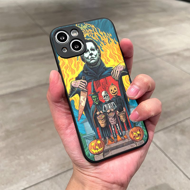 Rosy Brown Horror Movie Iphone Case