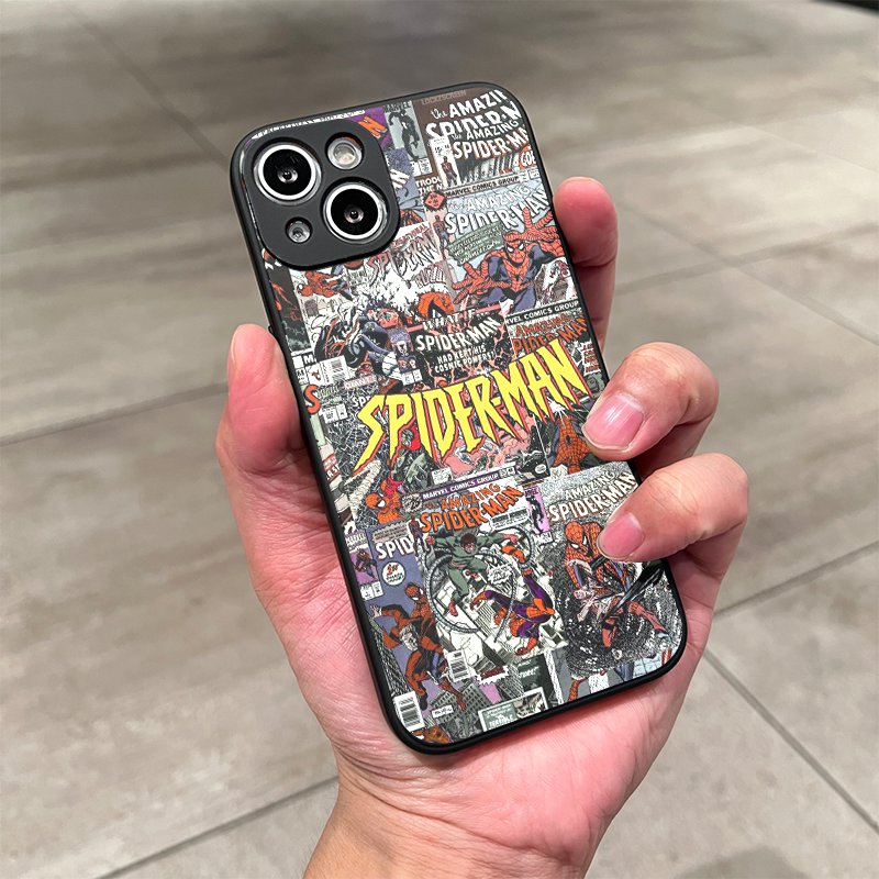 Rosy Brown Cool Spider-Man Iphone Case