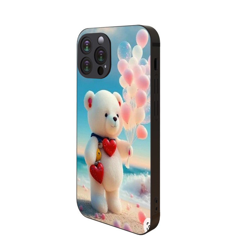 Gray Teddy Bear Iphone Case