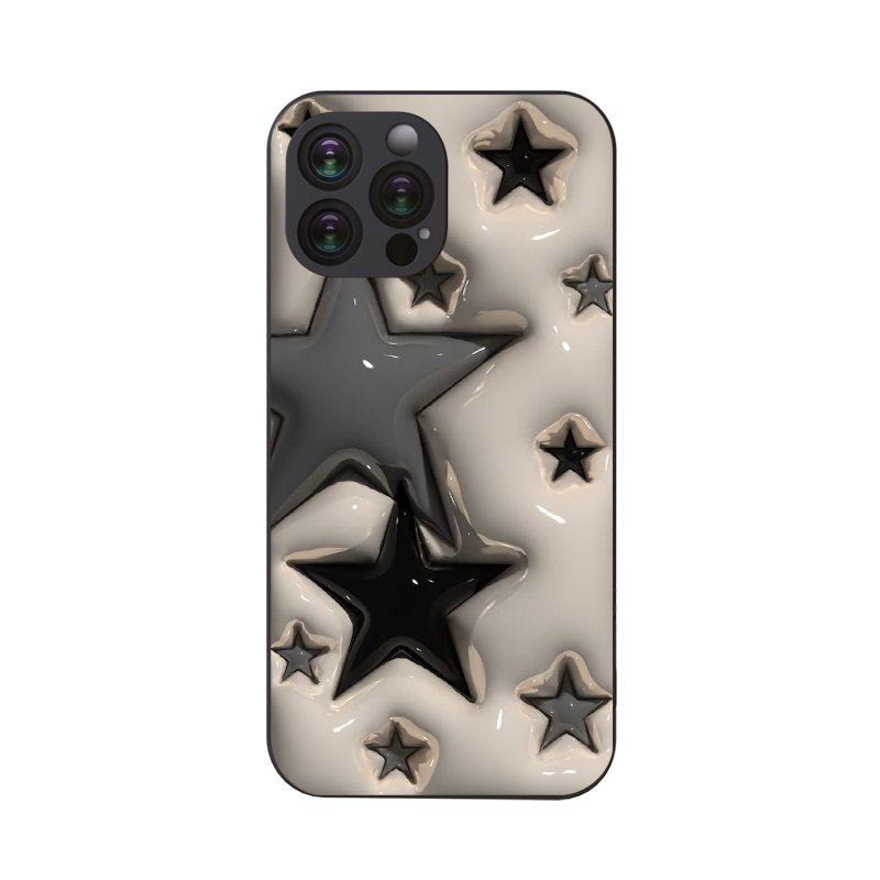 Dark Gray Star Iphone Case