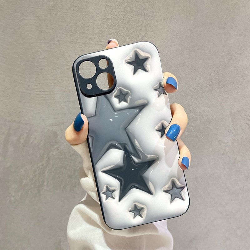 Dark Gray Star Iphone Case