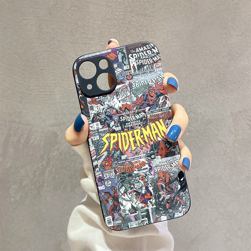 Dark Gray Cool Spider-Man Iphone Case