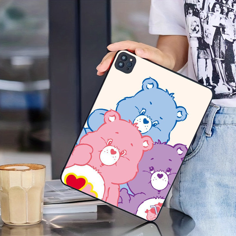 Gray Cute Bear iPad Case