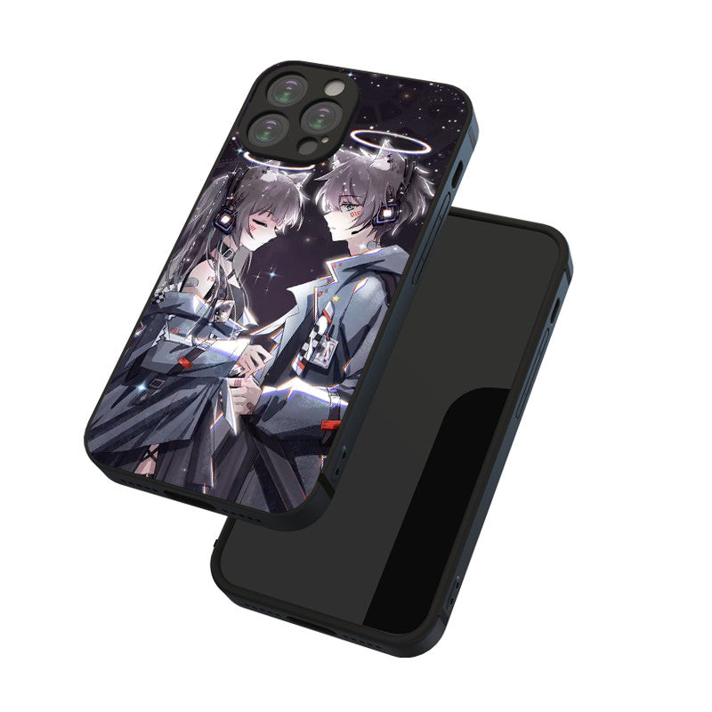 Dark Slate Gray Anime Cute Iphone Case