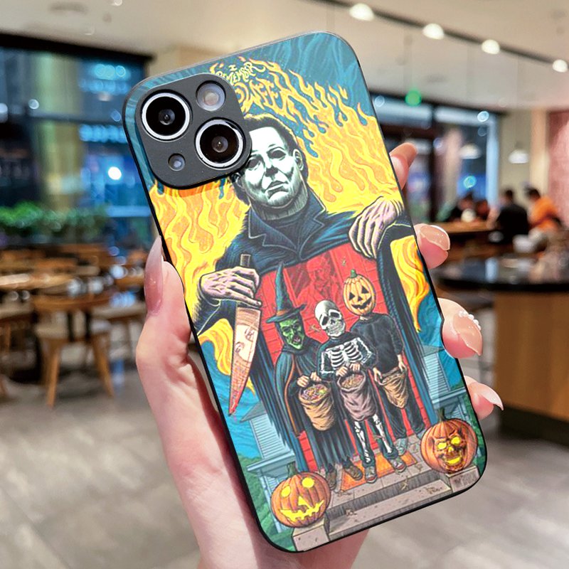 Rosy Brown Horror Movie Iphone Case