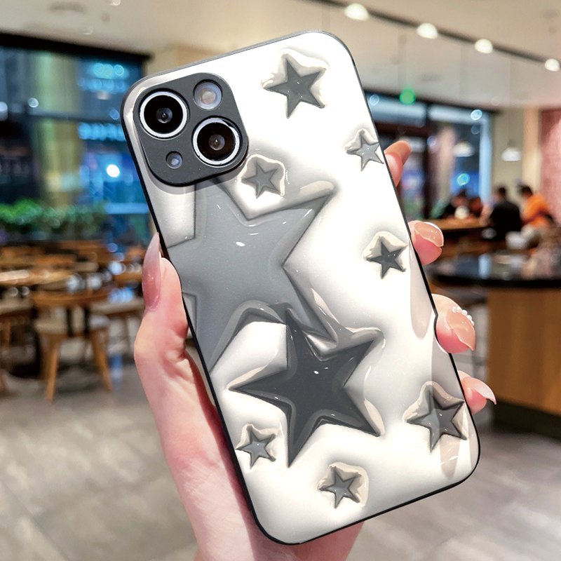 Dark Gray Star Iphone Case