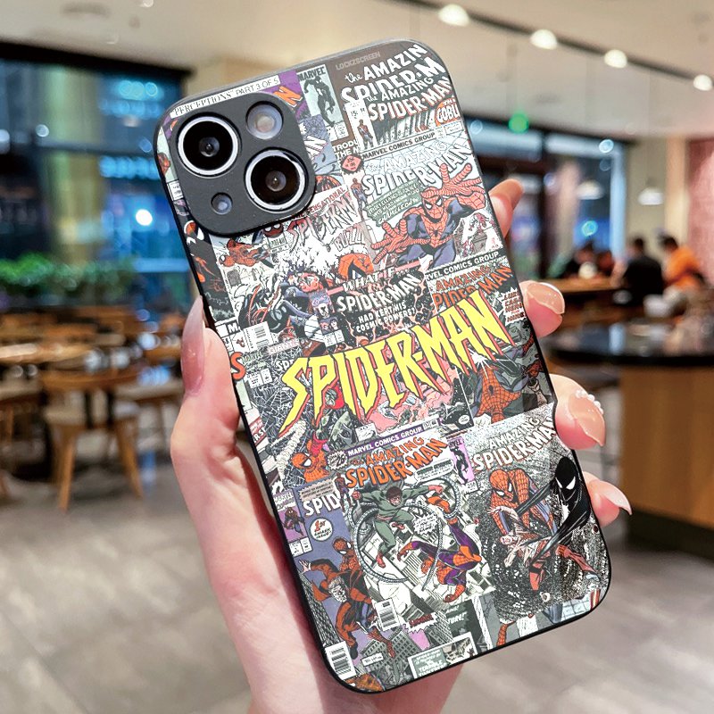 Dark Gray Cool Spider-Man Iphone Case