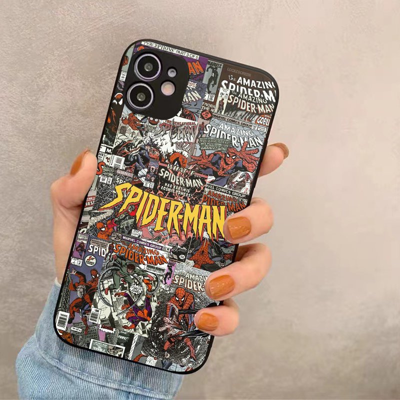 Gray Cool Spider-Man Iphone Case