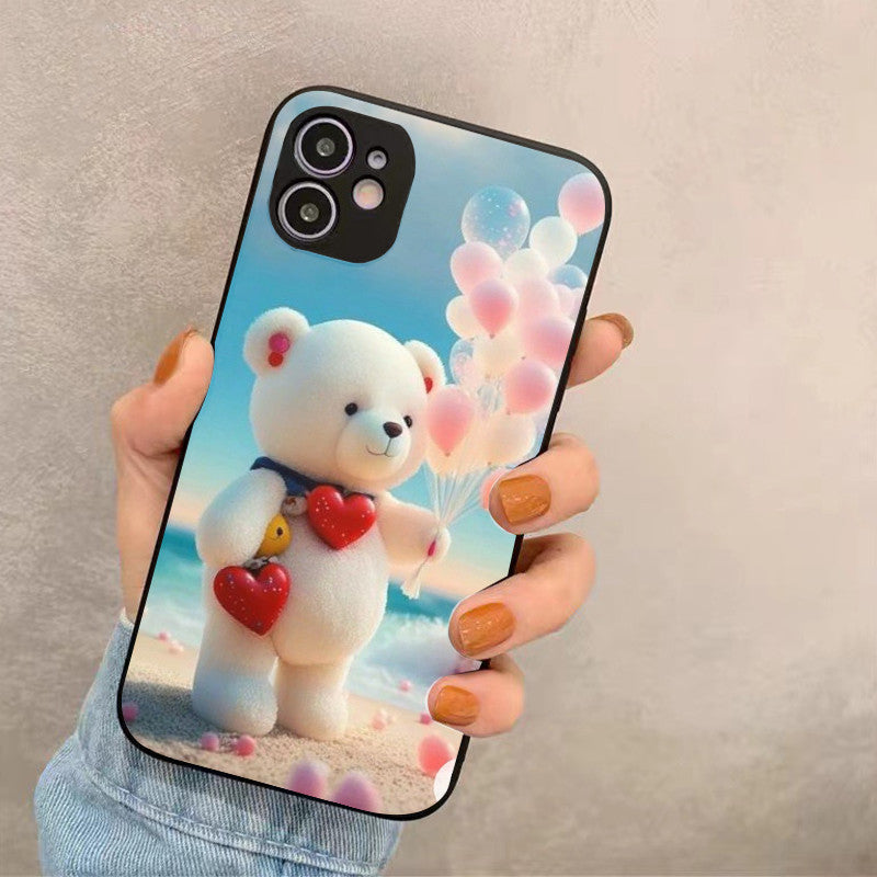 Gray Teddy Bear Iphone Case