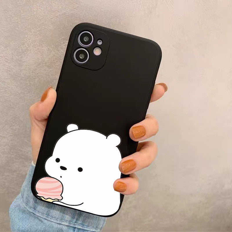 Gray Ice Bear Cute Iphone Case