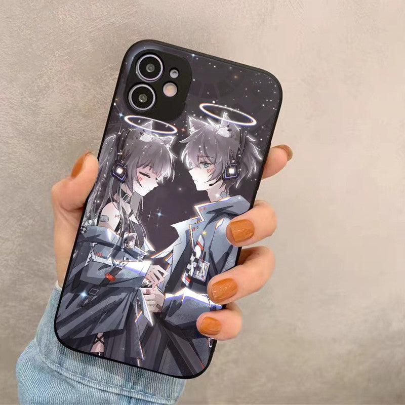 Gray Anime Cute Iphone Case