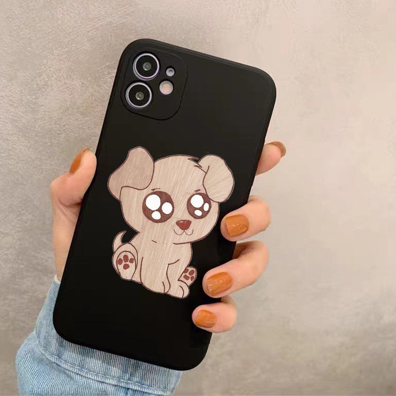 Gray Cute Dog Iphone Case