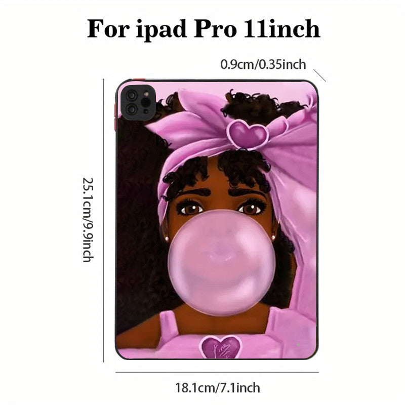 Rosy Brown Pink Adorable Girls iPad Case