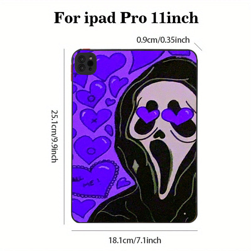 Black Ghost Pattern Shockproof  iPad Case