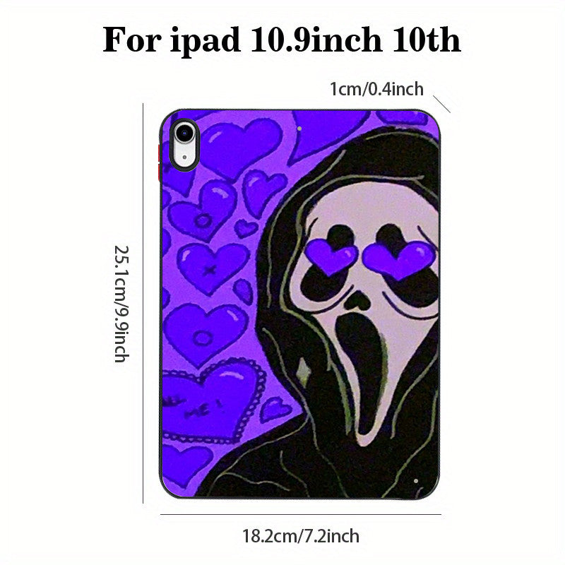 Black Ghost Pattern Shockproof  iPad Case