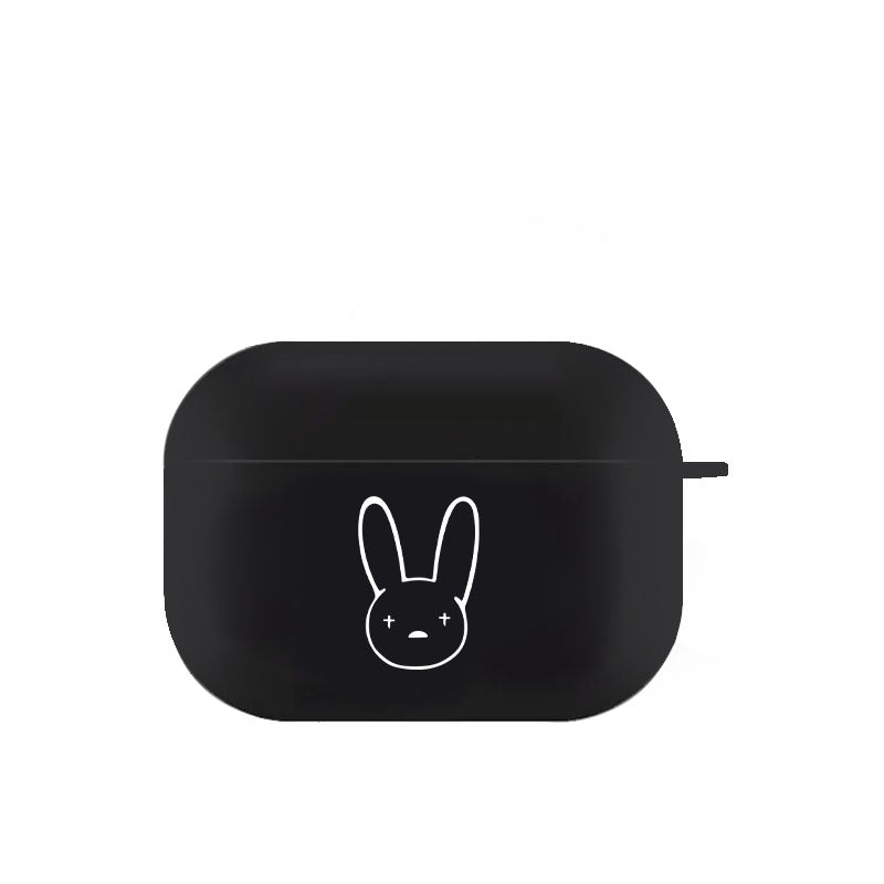 Black Bad Bunny Airpod Case