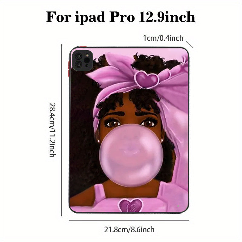 Rosy Brown Pink Adorable Girls iPad Case