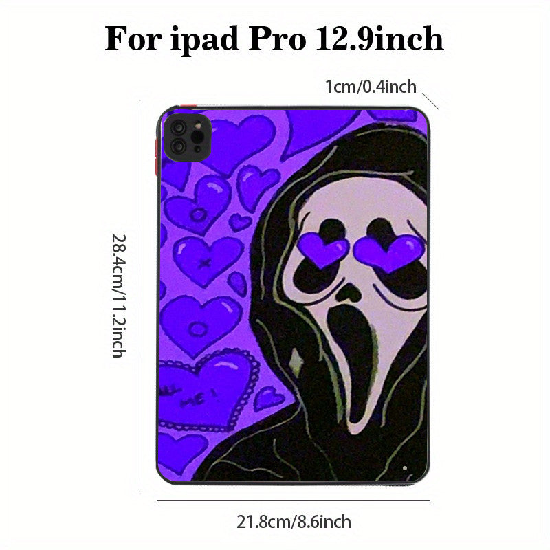 Black Ghost Pattern Shockproof  iPad Case