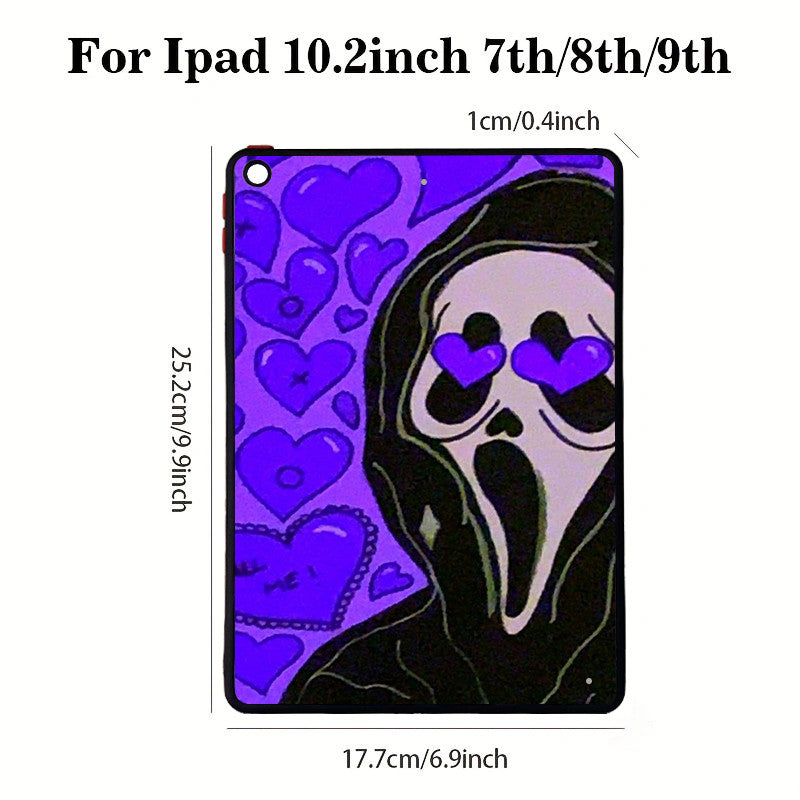 Thistle Ghost Pattern Shockproof  iPad Case