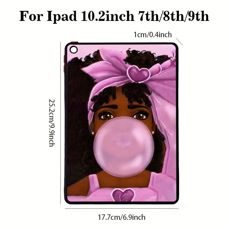 Rosy Brown Pink Adorable Girls iPad Case