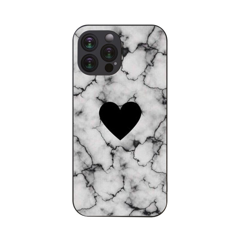 Gray Loving heart Iphone Case