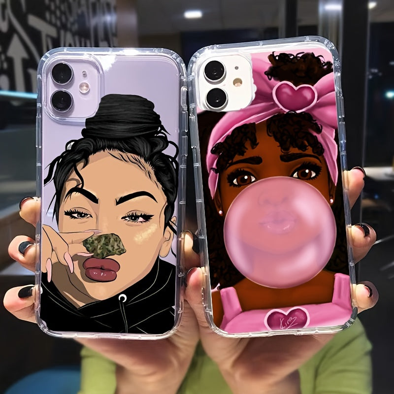 Tan Cute Girls Printed Phone Case For IPhone13/13Mini/13Pro/13Pro Max,iPhone12/12Mini/12Pro/12Pro Max,iPhone11/11Pro/11Pro Max,iPhoneXR