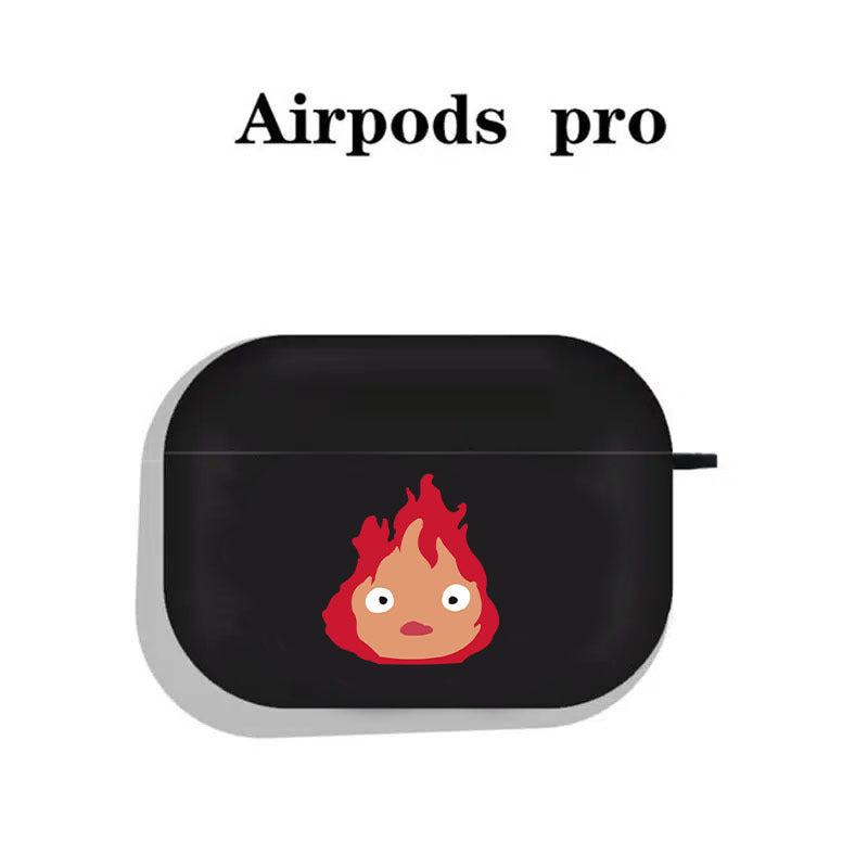 Rosy Brown Little Flame Protective Case For Wireless Headset Case