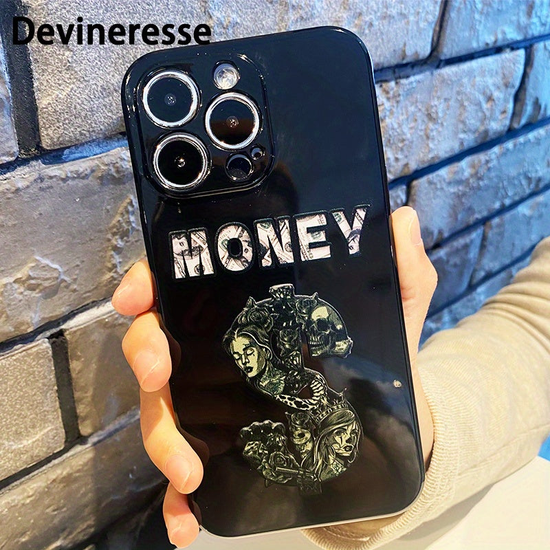 Show Me The Money Glossy Black Phone Case For Apple IPhone 14 13 12 1