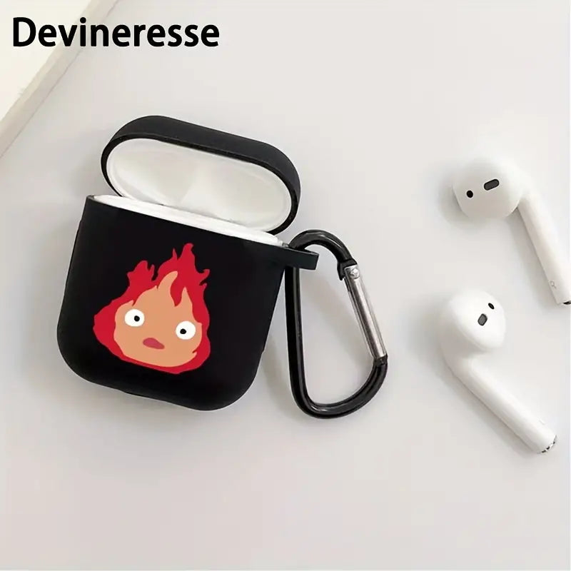 Light Gray Little Flame Protective Case For Wireless Headset Case